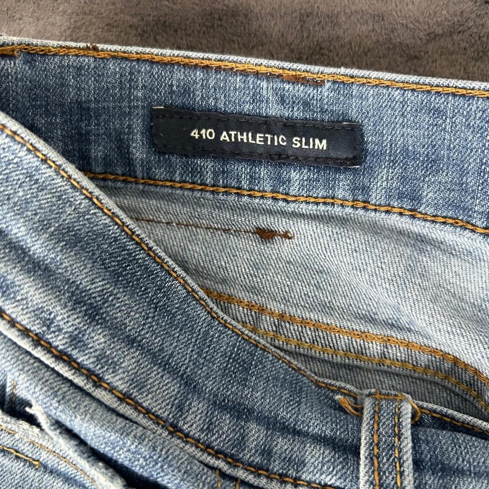Lucky Brand 410 Athletic Slim Jeans Mens 36x32 Blue Medium Wash Denim 3259